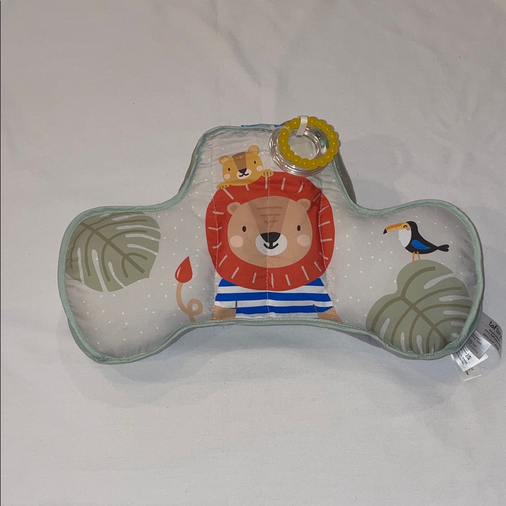 Taf Toys Tummy Time Cushion with Detachable Toys Support for Baby NWOT
